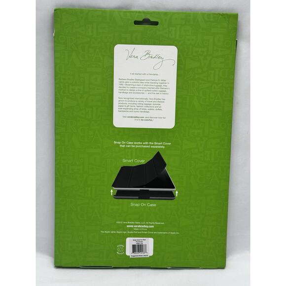 Vera Bradley Snap On Case for iPad 2 & 3~PROVENÇAL-Original Pkg~NWT $48 - Picture 4 of 7